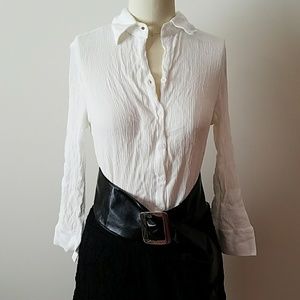 NWT wrinkle effect top